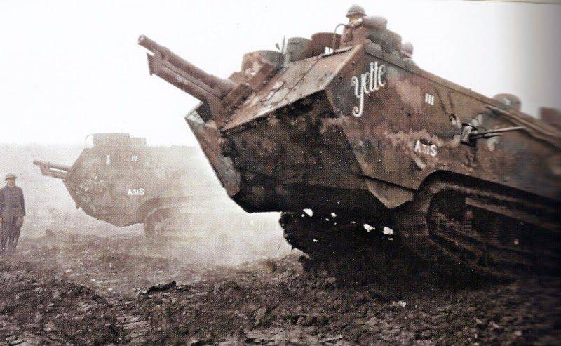 Сен-Шамон. Безбашенный французский танк Первой мировой