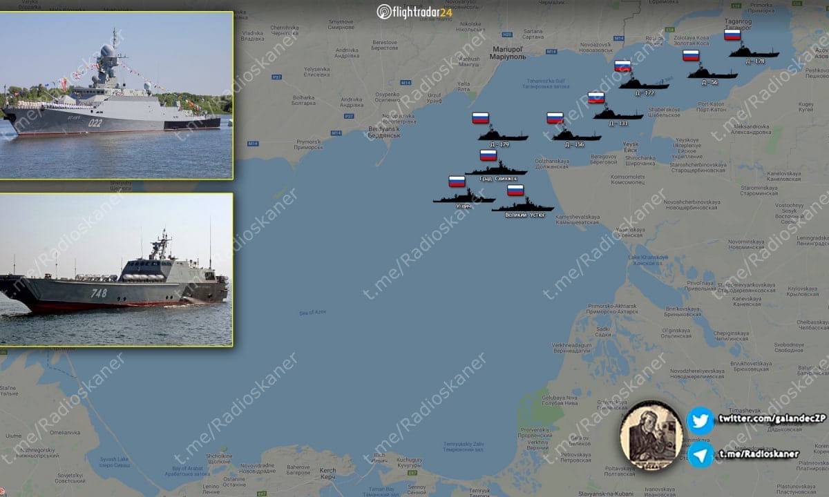 Каспийская флотилия на карте