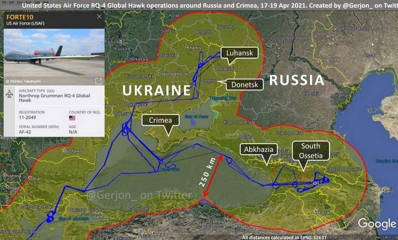 Показаны регионы России, которые могут «рассмотреть» беспилотники США