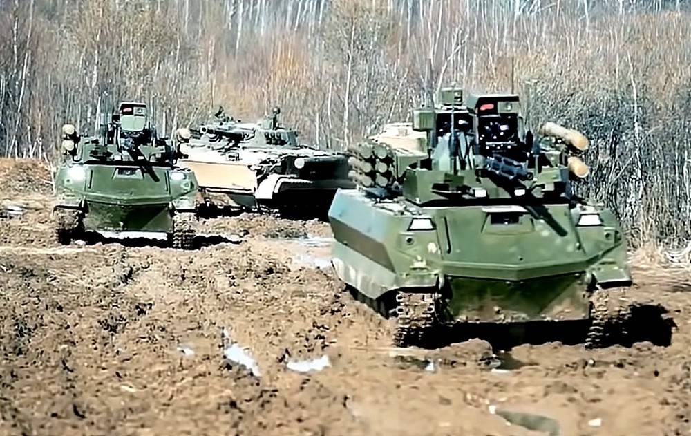 Российская армия начала перевооружение на боевые роботы