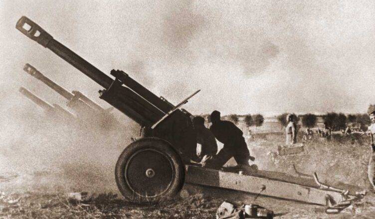 Быт советских артиллеристов