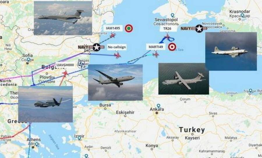 Авиация НАТО "нацелилась" на Черноморское побережье России