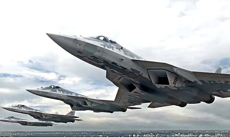 Американцы с восхищением отозвались о полете Су-57 на Параде Победы