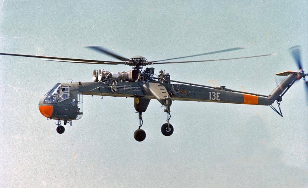 Sikorsky CH-54 Tarhe - тяжёлый транспортный вертолёт США