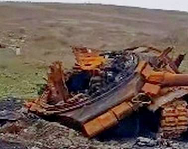 9 танков Т-90С было потеряно армией Азербайджана в Нагорном Карабахе