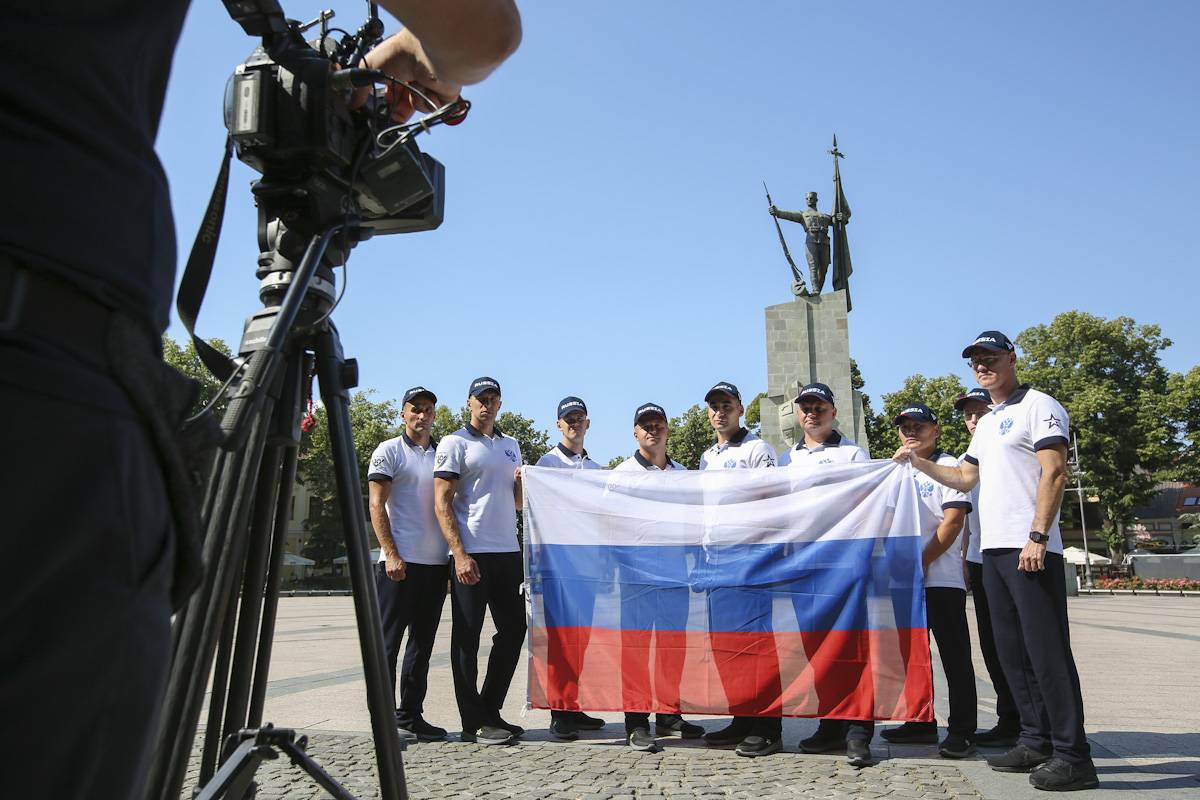 В Сербии представители России на конкурсе «Страж порядка» записали послание