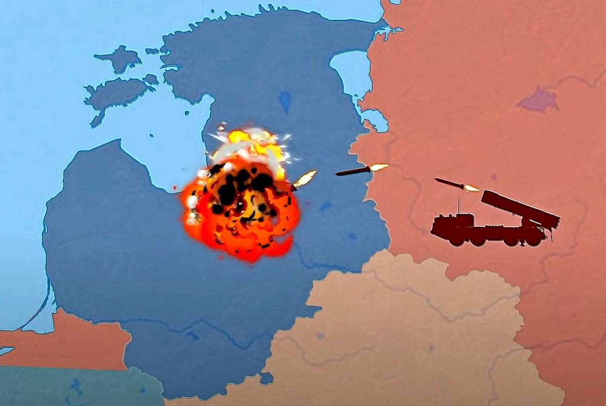 На Западе представлен сценарий потери Прибалтики в войне с Россией