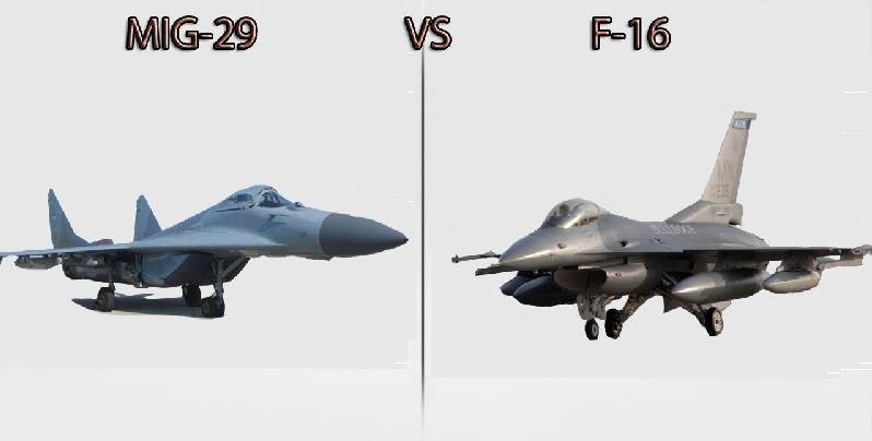 Многоцелевой истребитель МиГ-29 против F-16. Кто окажется сильнее?