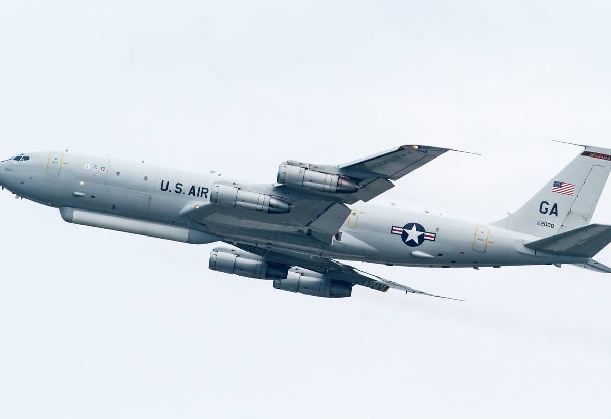 Черное море посетил «редкий гость» – американский самолёт разведывательно-ударной системы JSTARS