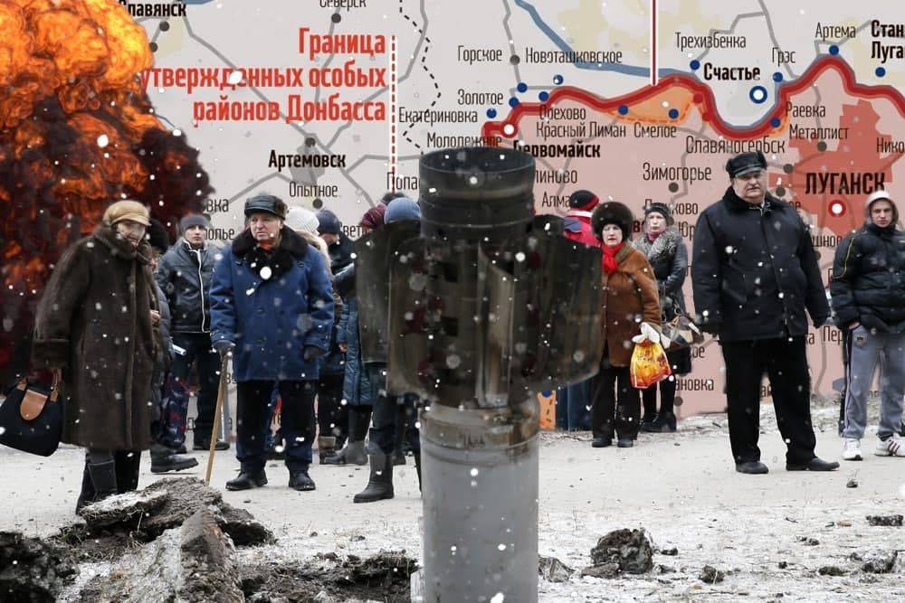 Первый снег восьмой военной зимы выпал на Донбассе