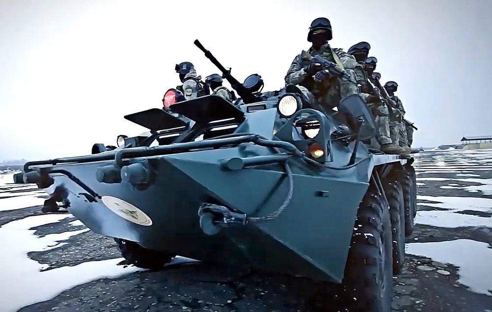 25-я бригада спецназа «Скорпион» Киргизии выдвигается в сторону Казахстана