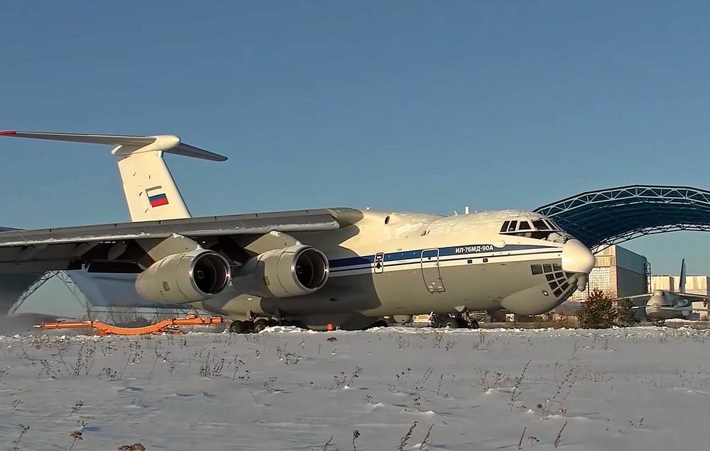 Переброска сил ОДКБ ознаменовалась дебютом Ил-76МД-90А