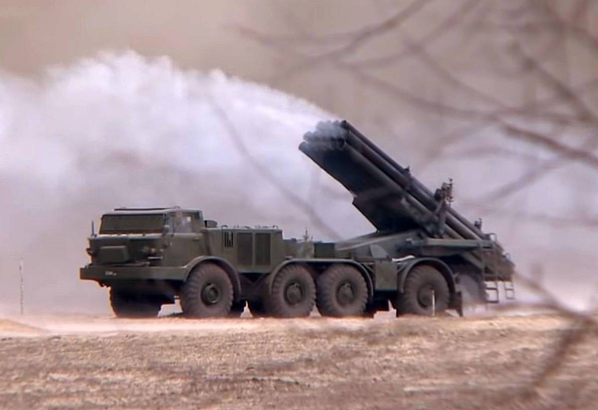 Российскую реактивную артиллерию заметили в 150 км от Киева