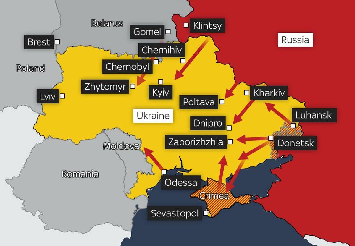 Разведка США: Российские военные могут достичь Киева за 48 часов