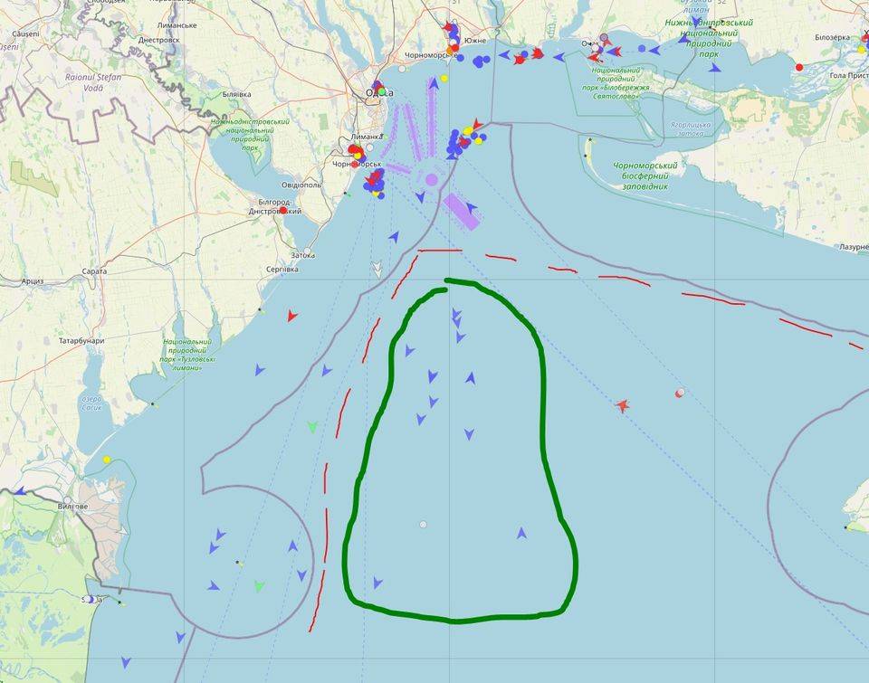 Украина игнорирует перекрытие Черного моря