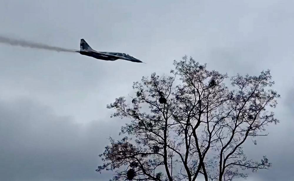 МиГ-29 ВВС Украины контролируют небо над Киевом, но ВКС удалось сбить вражеский Ан-26