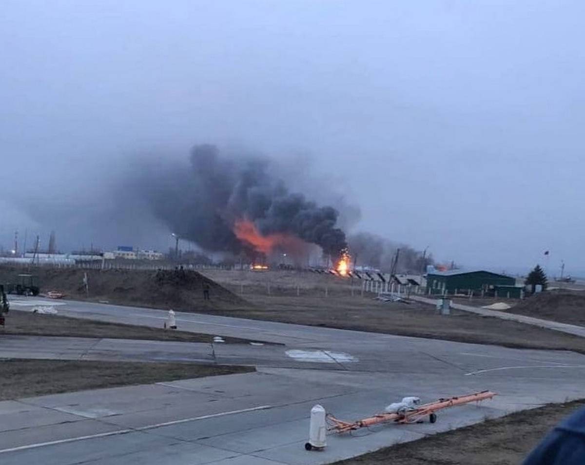 Взрыв аэропорта в Миллерово