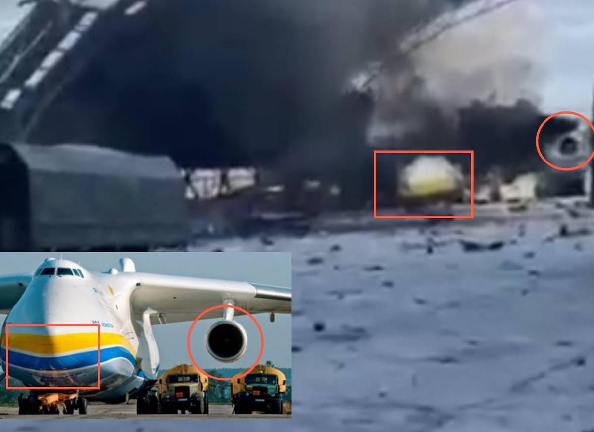 АН-225 Мрия уничтожен в Гостомеле
