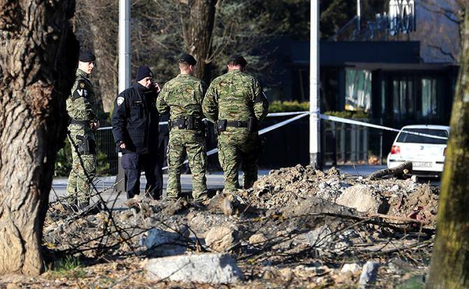 Вместо Москвы ВСУ ударили беспилотником по Загребу