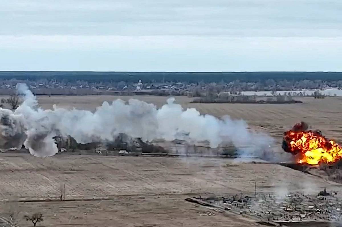 Уничтоженный зенитной ракетой под Киевом Ми-24 оказался украинским