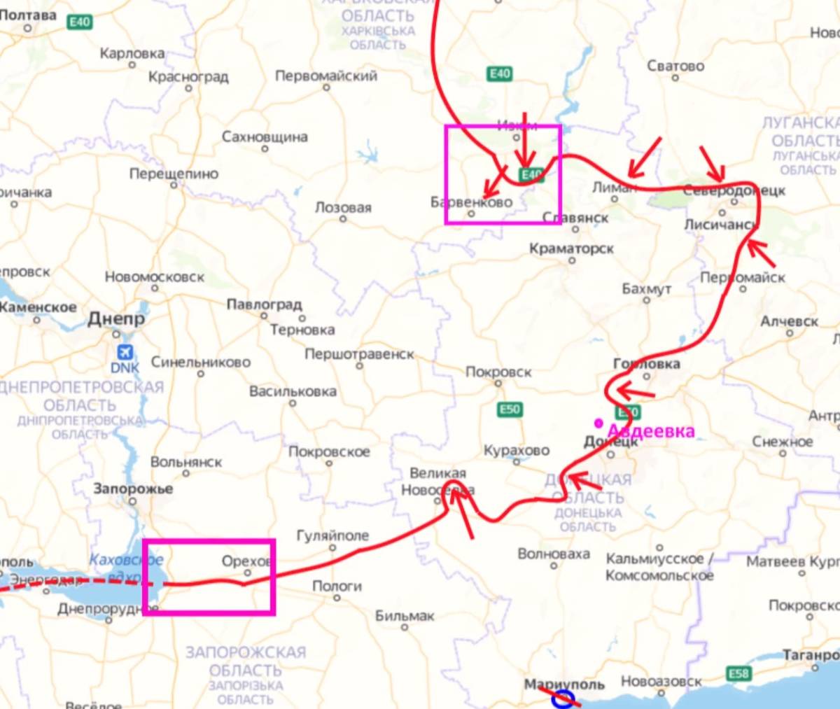 Украинцы сообщают о начале операции РФ по замыканию «Донбасского котла»