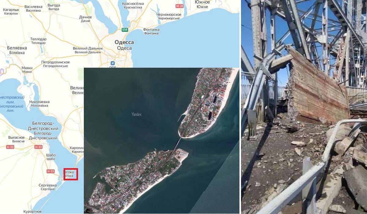 Ракетный удар разделил Одесскую область на две части