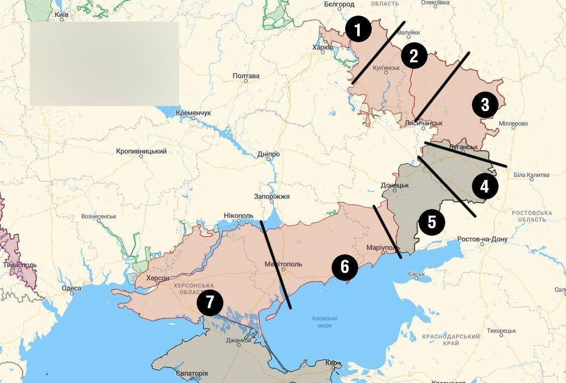 Разведка США описала семь тактических направлений российской армии на Украине