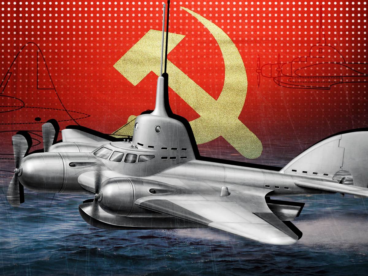 Проект летающей подлодки Ушакова позволил СССР заглянуть в будущее