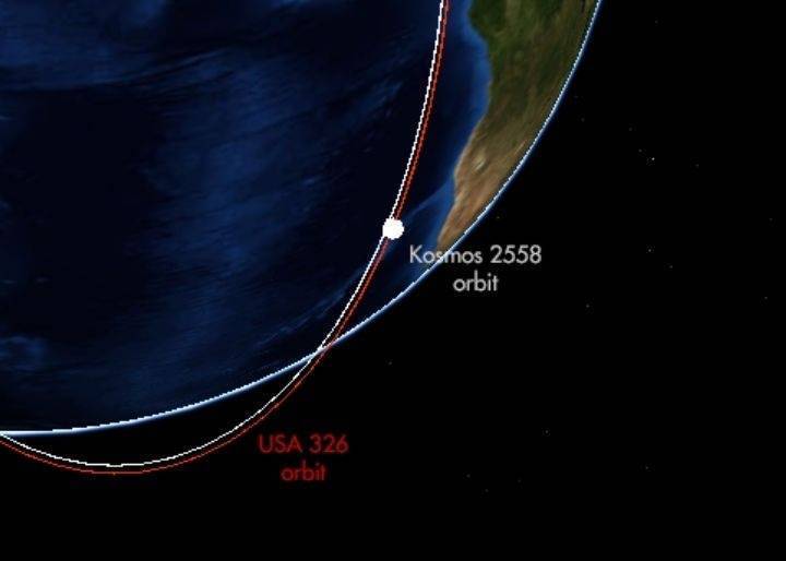 В Сети обратили внимание на подозрительное сходство орбит секретного спутника США и российского «Космос-2558»