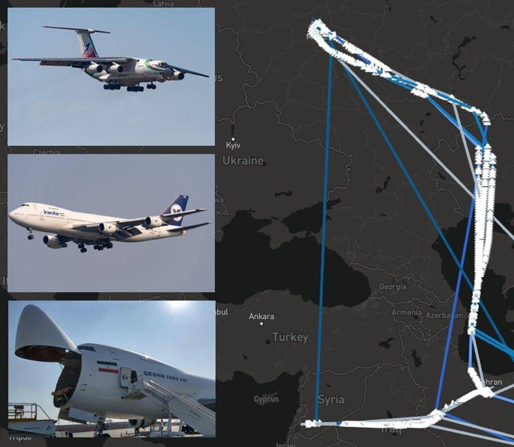 За 4 месяца Иран совершил более 40 грузовых рейсов в Россию