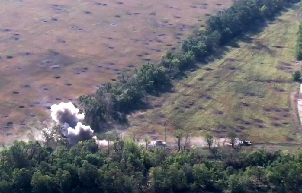 Российская артиллерия накрыла бронетанковую колонну ВСУ под Херсоном