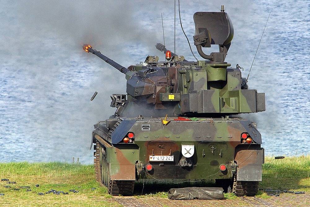 "Зенитные танки" Gepard не могут эффективно применяться против БПЛА "Герань