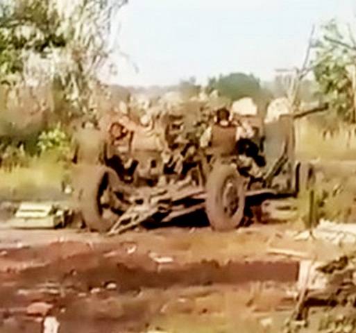 57-мм буксируемые "Адские молотилки" воюют против ВСУ