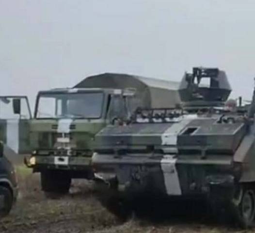 Итальянский аналог ГАЗ-66 поступил боевикам-необандеровцам