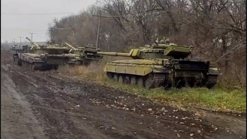 Старые танки Т-64А переброшены ВСУ на линию боевого соприкосновения