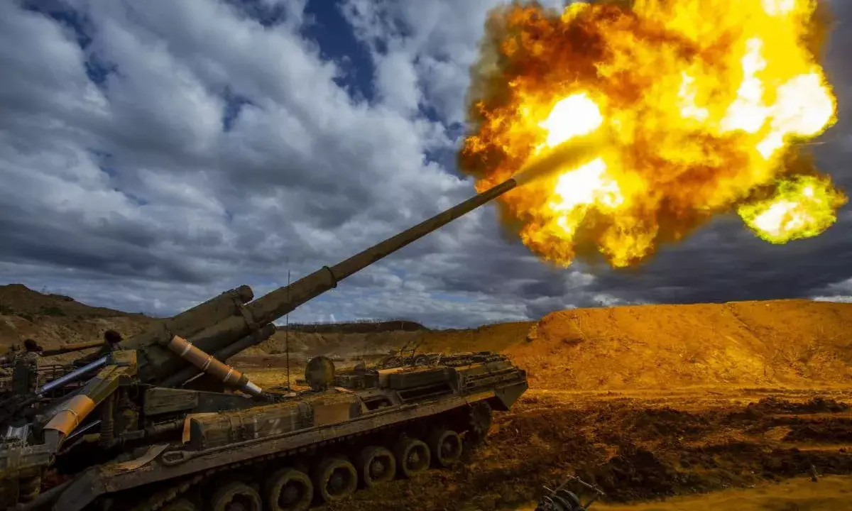 203-мм САУ ВС РФ продолжают крушить врага на украинском ТВД
