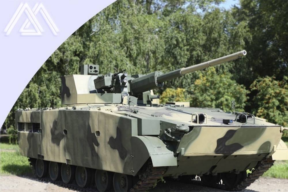 57-mm 주포는 최신 러시아 BMP의 화력을 향상시킵니다.