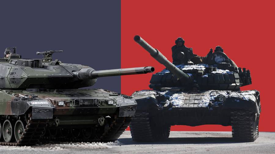 T-72 против Leopard 2: что будет, если танки встретятся на Украине