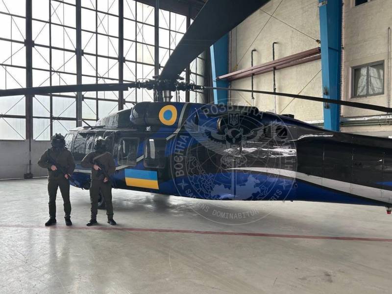 На вооружении украинского спецназа появились ранее не заявленные вертолеты