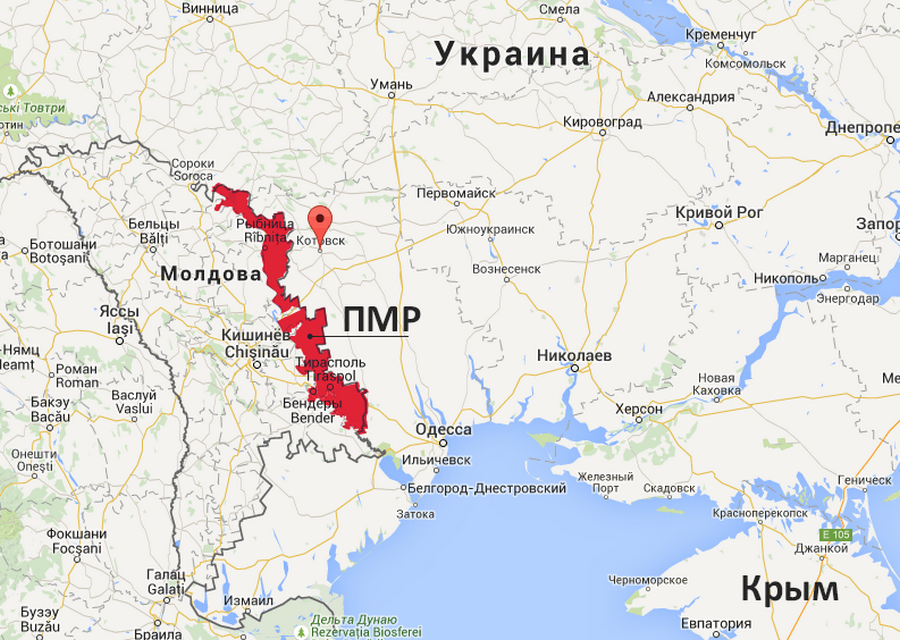 Почему Приднестровью придется самому пробивать выход к Черному морю