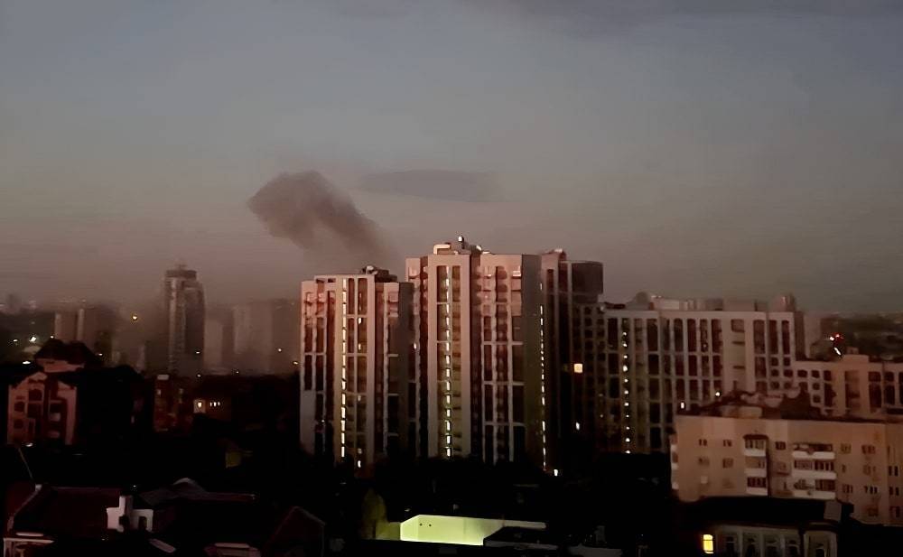 Киев подвергся самой масштабной атаке за время проведения СВО