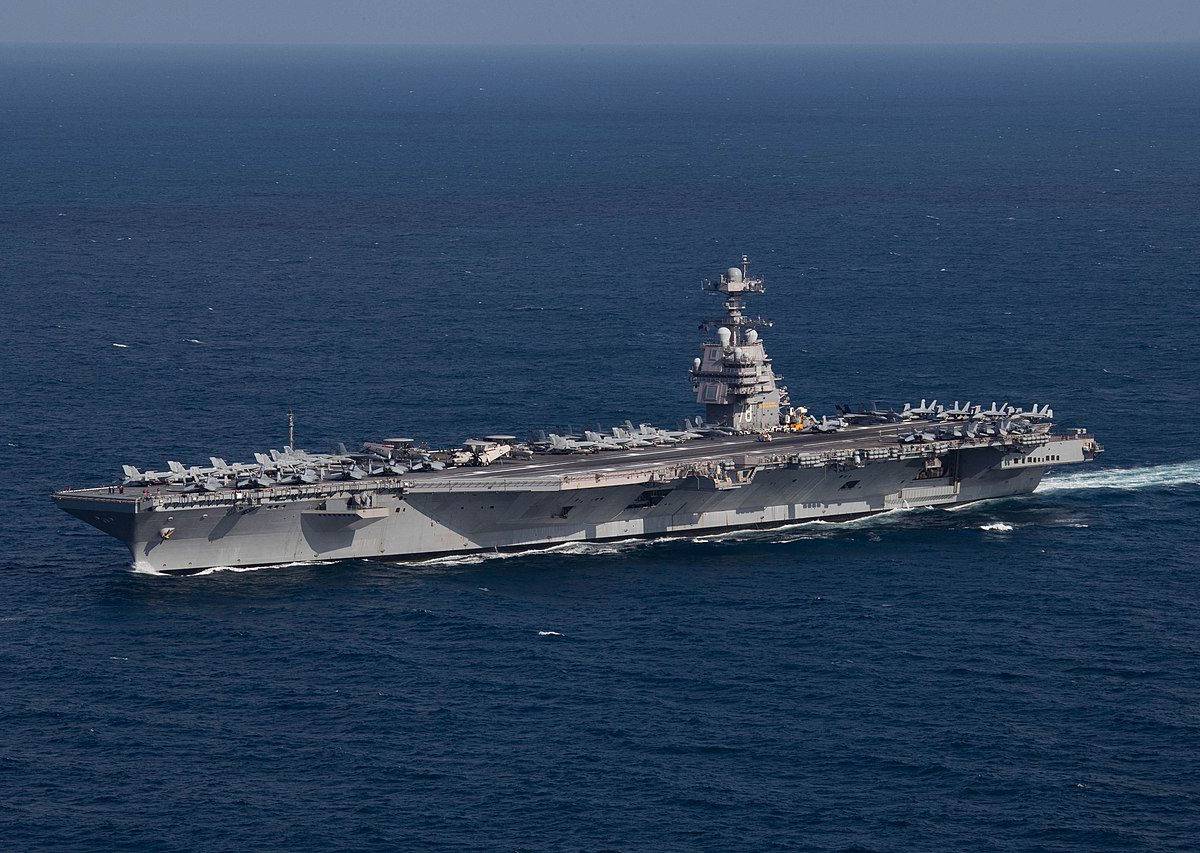 Money: Россия пришла в ярость из-за маневров авианосца USS Gerald R. Ford