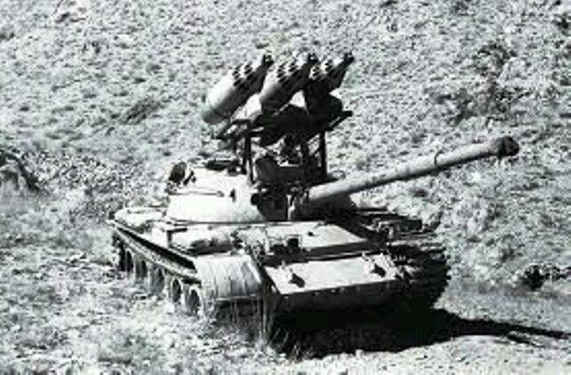 Бесценный боевой опыт: в Афганистане танк Т-62 научили запускать 96 ракет