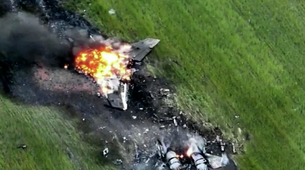 Прикрывавший попытку высадки десанта ВСУ штурмовик Су-25 сбит возле Каховки