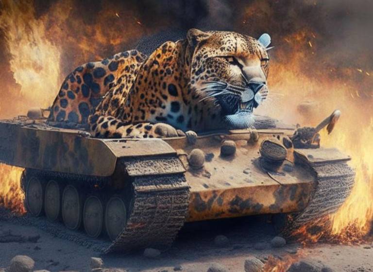 «Леопарды» горят не хуже гитлеровских «Тигров»