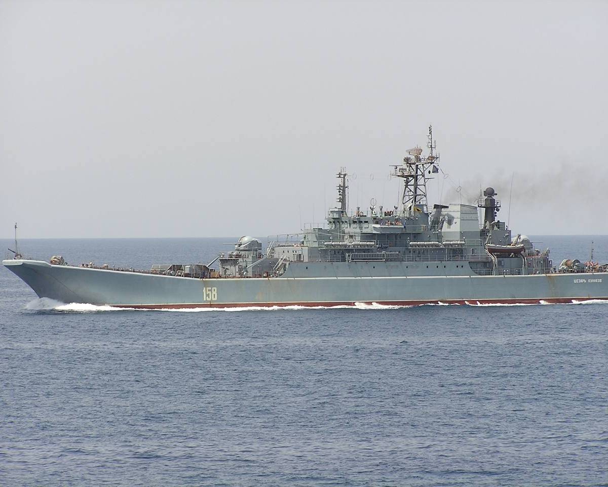 Украина заявила о потоплении еще одного российского корабля