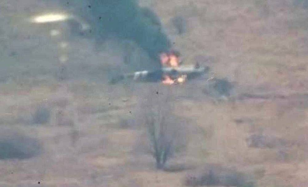 На российской границе сбит вертолет ВСУ с десантом