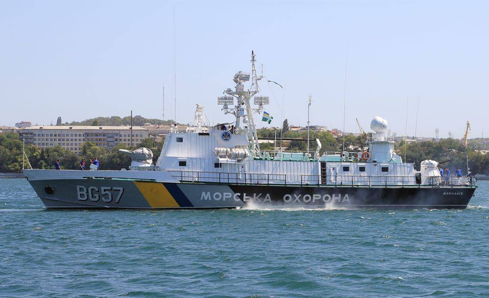 Появились кадры уничтожения украинского сторожевого корабля под Одессой