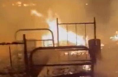 Появилось видео с горящего полигона, где погибли около 100 боевиков ВСУ
