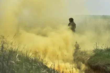 Паническое бегство подразделения ВСУ в Курской области показали на видео